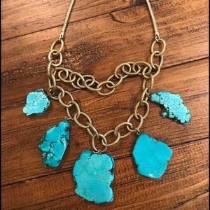 Turquoise stone necklace